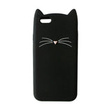 Soft Kitty Silicone Phone Case [Pink or Black!]