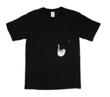 Cat shirt pocket black