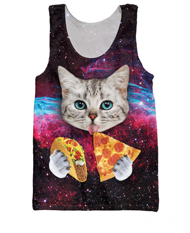 PizzaTacoCat Trifecta Tanktop