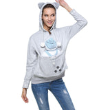 Take Me With You Cat-aroo Pouch Hoodie